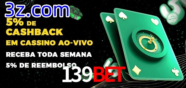 Promoções do cassino ao Vivo 139Bet